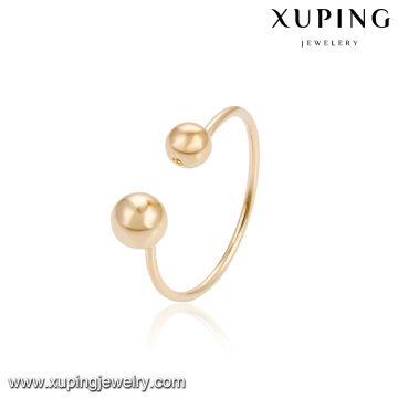 14902 fashion simple gold ring without diamond wholesale 1 gram 18k gold finger ring price for girls